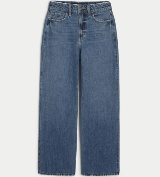Hollister Women's Ultra High-Rise Baggy Jeans
