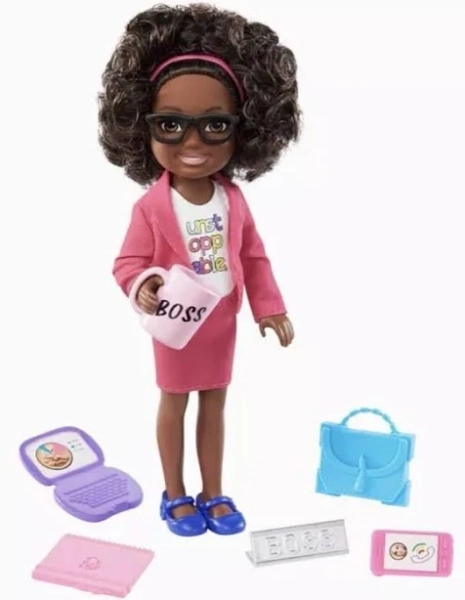 Barbie Chelsea Can Be Playset with Brunette Chelsea Boss Doll