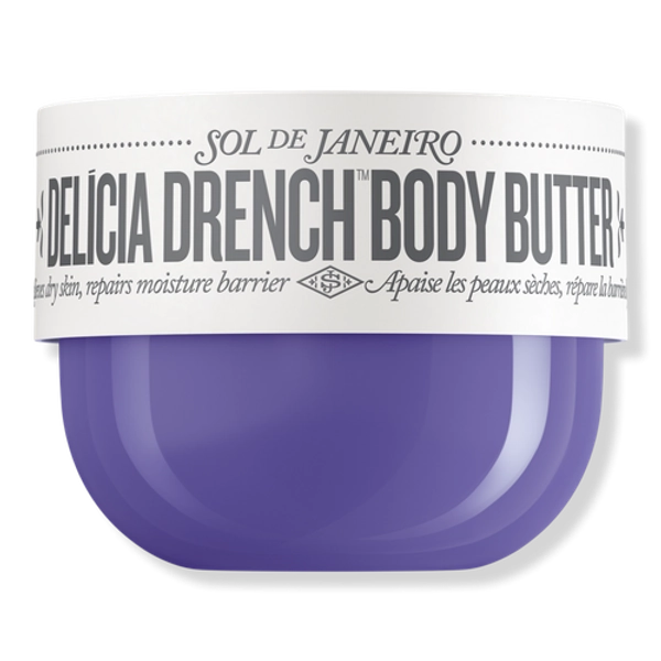 Delícia Drench Deeply Moisturizing Body Butter for Dry Skin - 8.1 oz