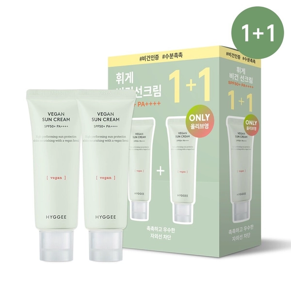 HYGGEE Vegan Sun Cream 2-for-1 Special Set | OLIVE YOUNG Global