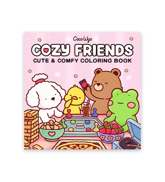 Cozy Friends Coloring Book for Adults and Kids