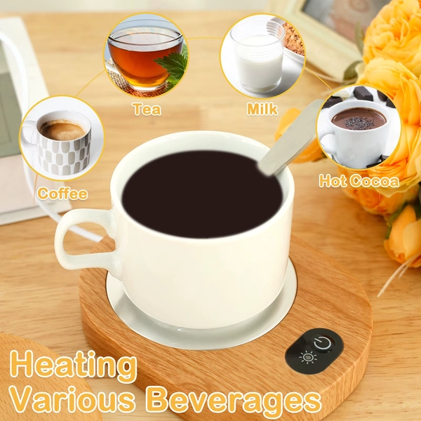 Calentador de tazas de café eléctrico Calentador de tazas USB portátil 55-65 ℃   Calentador de taza de café de temperatura constante Placa calentadora de café fácil de usar - AliExpress 