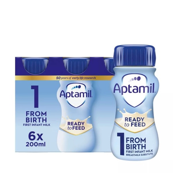 Aptamil 1 First Infant Baby Milk Formula Liquid Ready to Feed from Birth