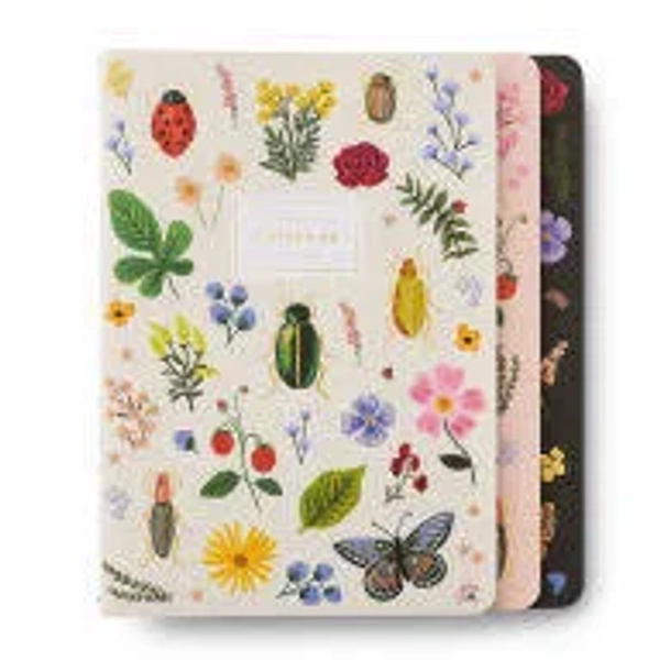 Rifle Paper Co Curio Notebooks Set of 3