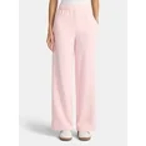 No Boundaries Soft Fleece Wide Leg Pants, 30” Inseam, 1 or 2-Pack, Women’s