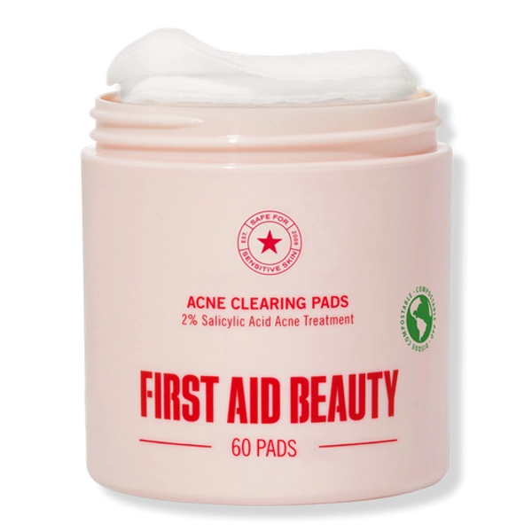 Acne Clearing Pads 2% Salicylic Acid Acne Treatment