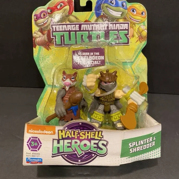 Nip Teenage Mutant Ninja Turtles Tmnt Half Shell Heroes Splinter &