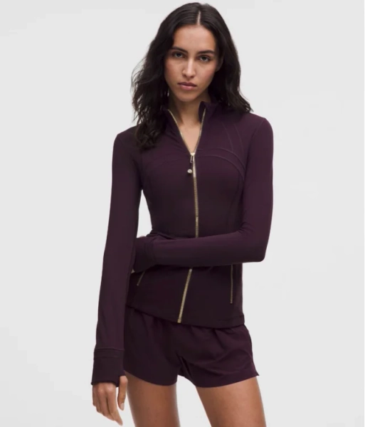 Define Jacket *Nulu - Black plum / gold