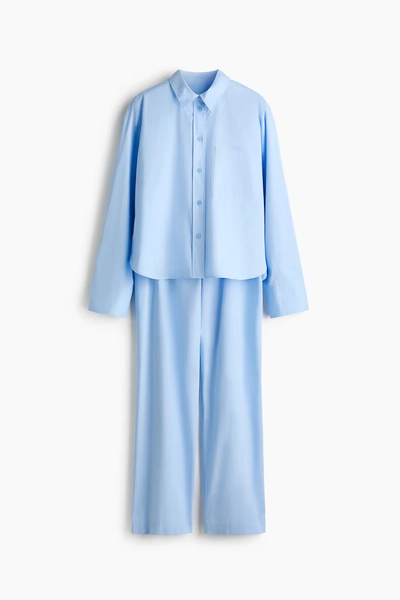 Pyjama en coton - Bleu