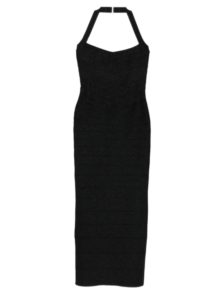 Hervé Léger robe Maxine Gown à coupe mi-longue | XS