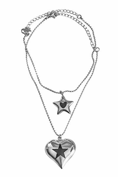 Heart & Star Choker Set