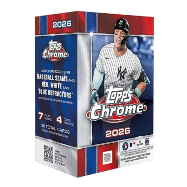2026 Topps MLB Chrome Baseball Trading Card Value Box