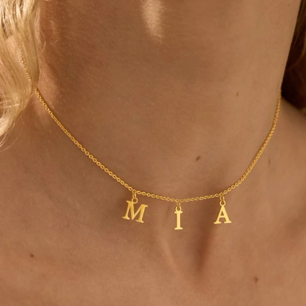 Personalized Gold Name Necklace