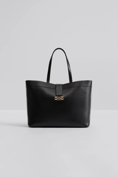 Monogram tote bag - Black - BAGS | Malina | Occasion designer clothing