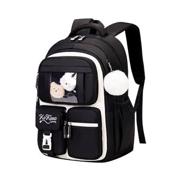 Fgnfyis Backpacks for Women Cute Lightweight Large Capacity Breathable Shoulder Straps Bookbag Womens Backpack Black_002, Adult Unisex