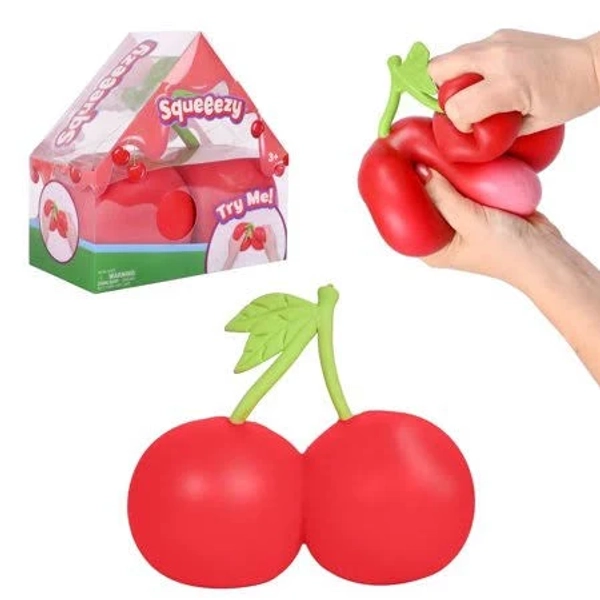 Squeeezy Cherry Squishy Jumbo Toy