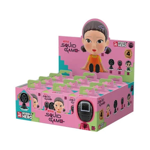 Yume Toys Squid Game Bobble Hero Bobble-Head Blind Box Ver. 6 Cm 12 Units