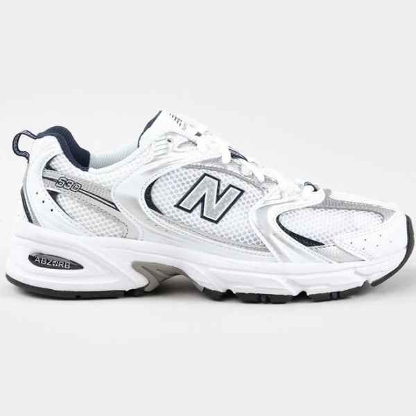 New Balance 530 Womens Shoes - White/navy 