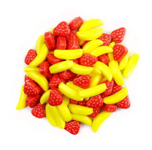 Strawberry & Banana Pressed Candy