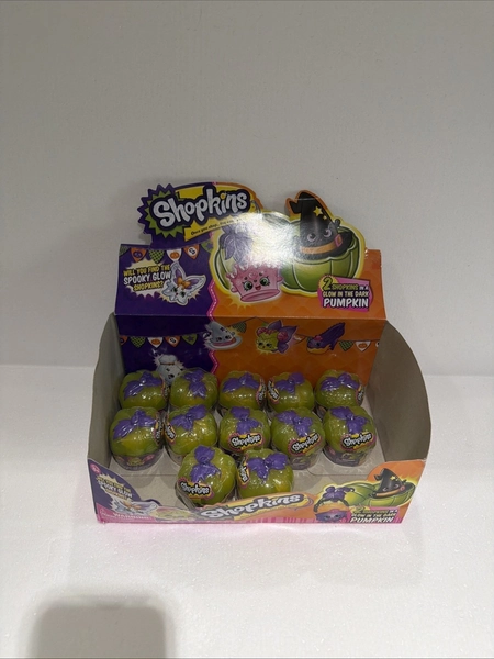 Shopkins Halloween Pumpkins  Case 2016 With 12 Shopkins