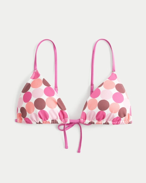 Rib Over-the-Shoulder Bikini Top