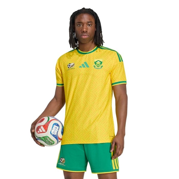  South Africa National Team adidas Home On-Field Authentic Jersey - Yellow