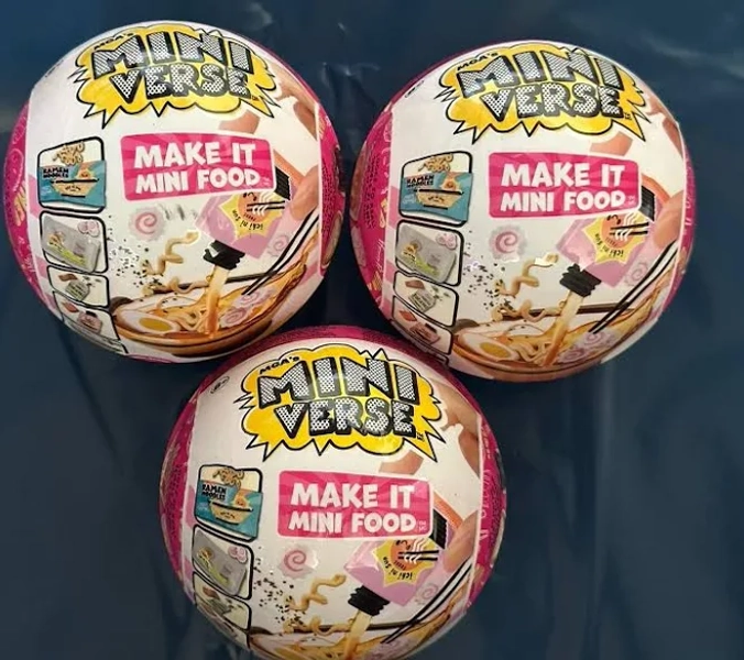 Mga’s Miniverse Make It Mini Food Diner Series 2 Sealed ( 3 Qty)