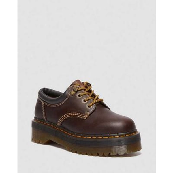 8053 Arc Crazy Horse Leather Platform Casual Shoes