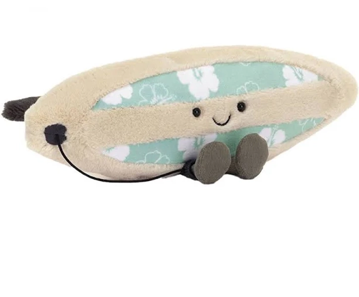 Jellycat 2025 Summer Release Amuseables Sports Surfboard Cuddly Toys