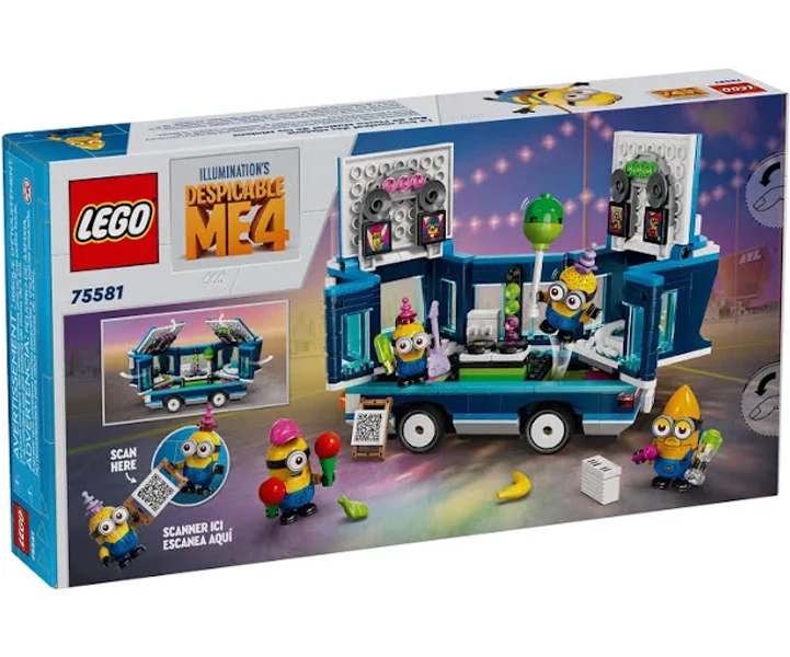 LEGO Despicable Me 75581 Minions' Music Party Bus