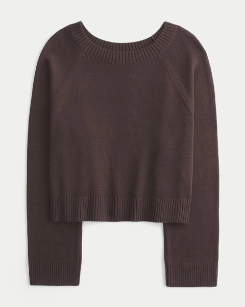 Slouchy Off-the-Shoulder Sweater