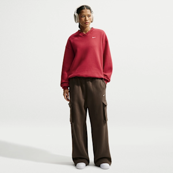 Nike Studio Fleece Medium Weight Women's Oversized High-Rise Cargo Pants