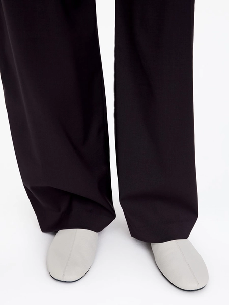 Bailarinas de piel – Gris – Women – ARKET ES