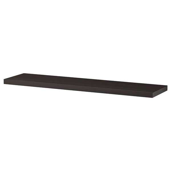 BERGSHULT Shelf - brown-black 31 1/2x7 7/8 "