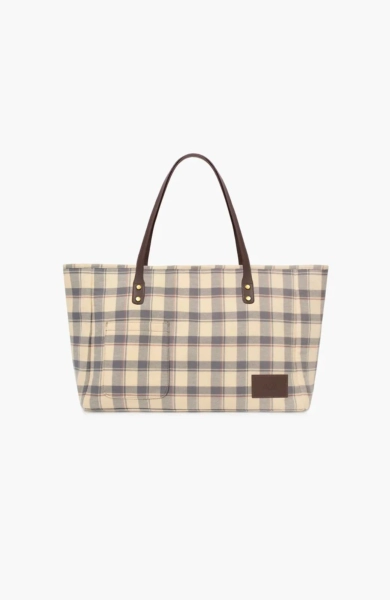 Large Plaid Bag