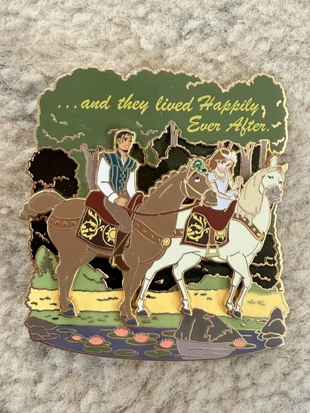 Disney DEC Happily Ever After Rapunzel Flynn Rider Tangled LE 300 Pin