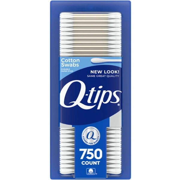 Q- Tips Cotton Swabs 750 Count