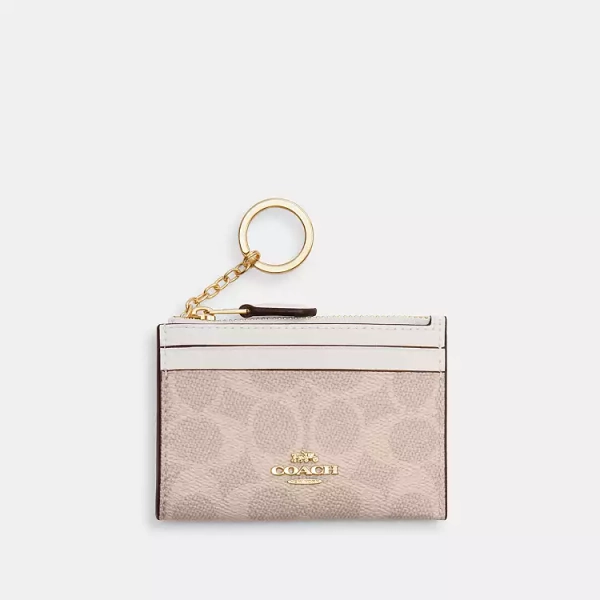 Mini Skinny Id Case In Signature Canvas