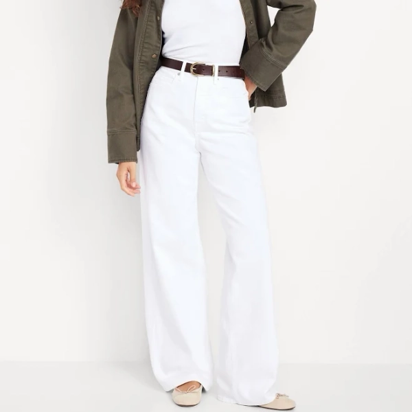 Old Navy Women's Extra High-Waisted Wide-Leg Jeans