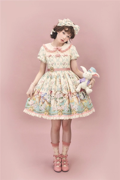 Dark Star Island Cat Fantasy Land Sweet Lolita OP, JSK, Skirt, Blouse and T-shirt