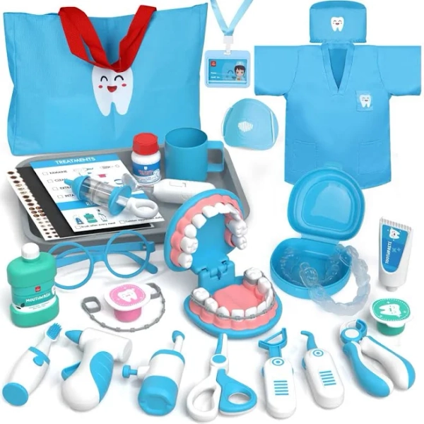 Lehoo Castle Doctor Kit For Toddlers 3-5, Kids Dentist Play Set, Toys