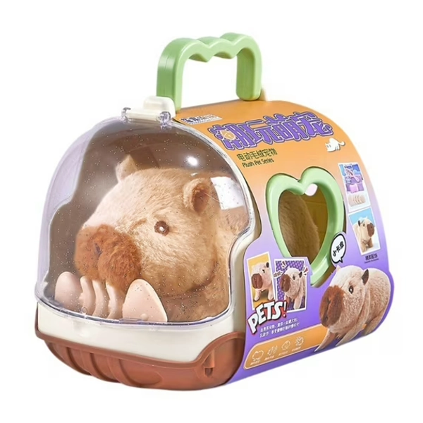 Fogun Plush Animal Electric Pet Toy with Realistic Sound and Life Like Movement Great Comfort Toy for Kids Indoor Playing