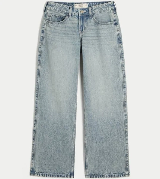 Hollister Women's Low-Rise Baggy Jeans