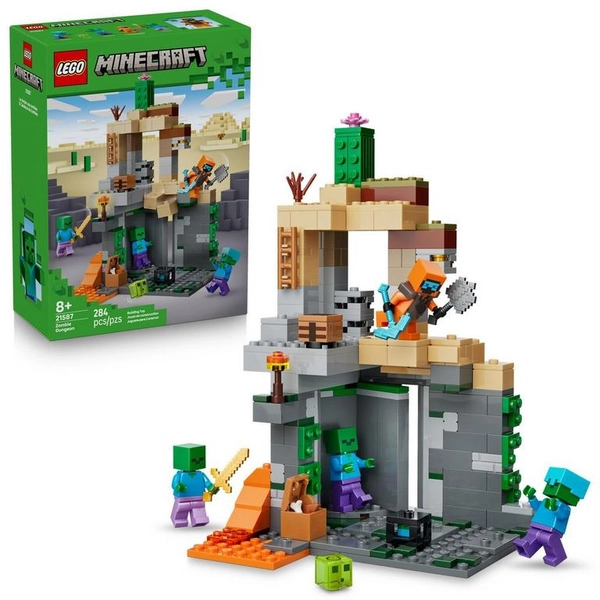 LEGO Minecraft Zombie Dungeon Building Toy Set 21587