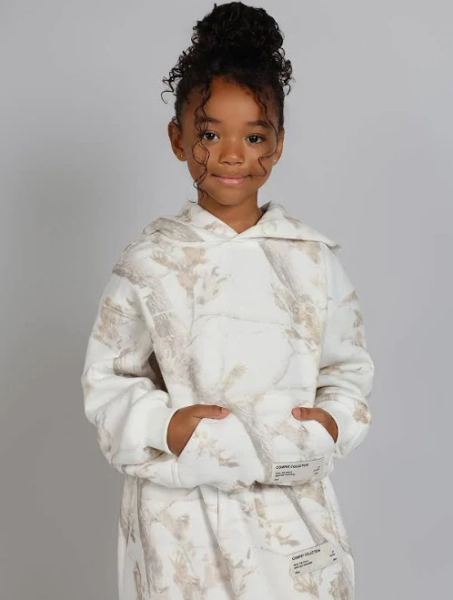 Comfrt Kids Oversized Camo Hoodie