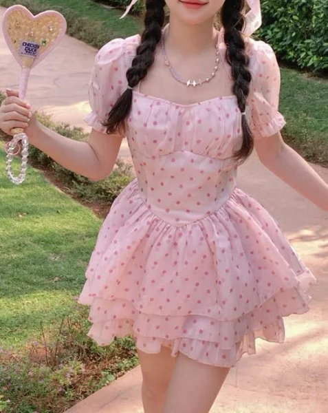 Rose Candy Mini Dress
