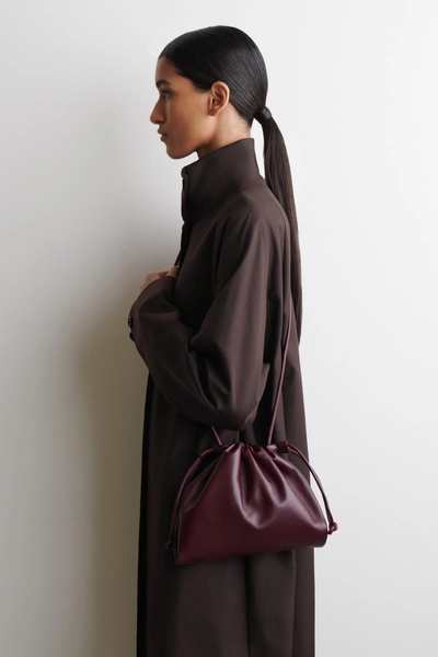 MINI CAVATELLI CLUTCH BAG - LEATHER