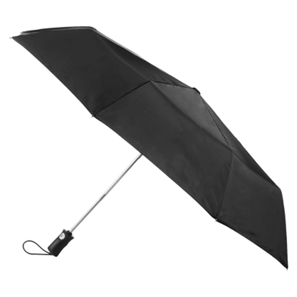 One-Touch Compact Umbrella - Black