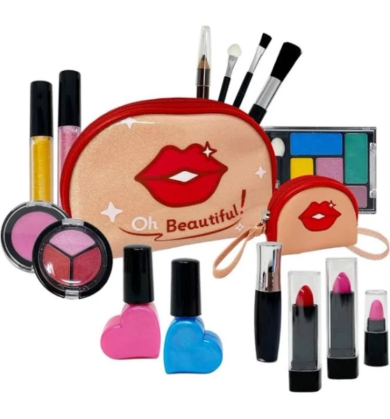 The New York Doll Collection Little Girls Washable Makeup Set