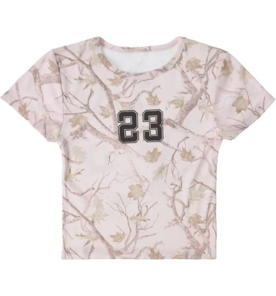 Juniors Camo 23 Graphic Tee